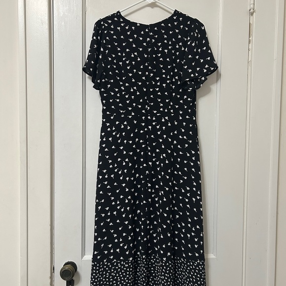 Talbots Black Midi Dress - Size 6 - Picture 2 of 3